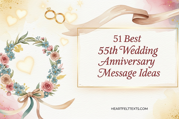 51 Best 55th Wedding Anniversary Message Ideas