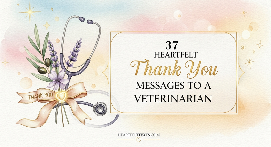37 Heartfelt Thank You Messages to a Veterinarian