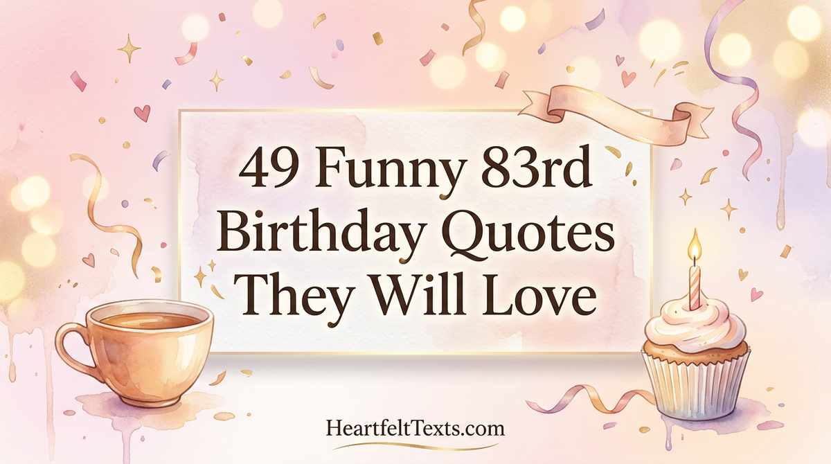 49 Funny 83rd Birthday Quotes They Will Love