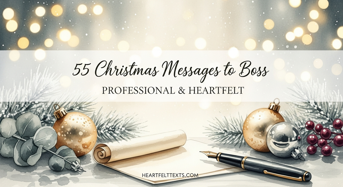 55 Christmas Messages to Boss Professional & Heartfelt