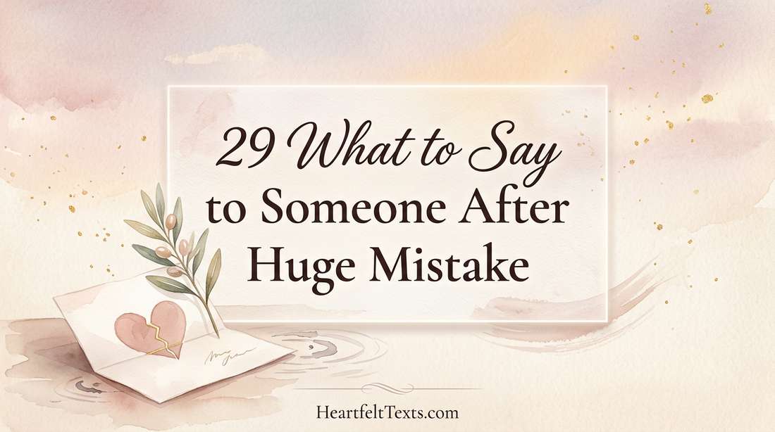29 What to Say to Someone After Huge Mistake