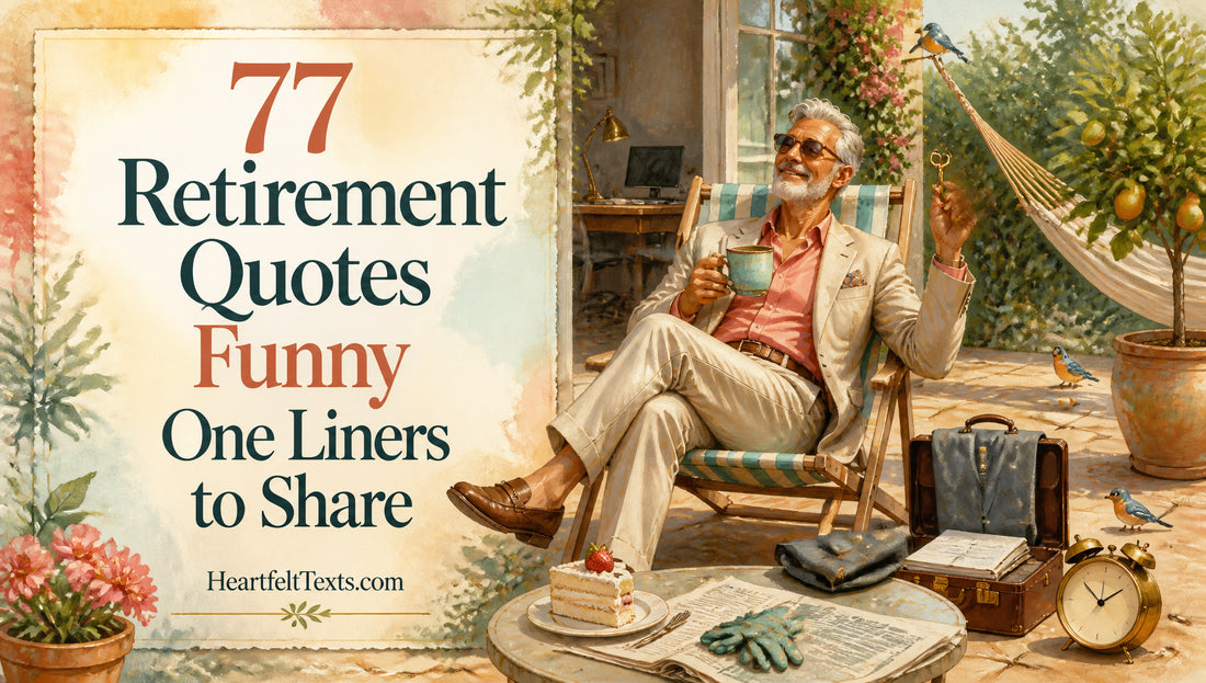 77 Retirement Quotes Funny One Liners to Share
