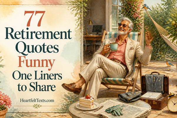 77 Retirement Quotes Funny One Liners to Share