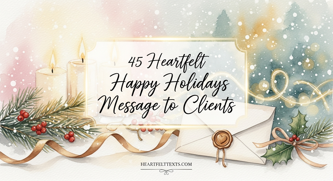 45 Heartfelt Happy Holidays Message to Clients